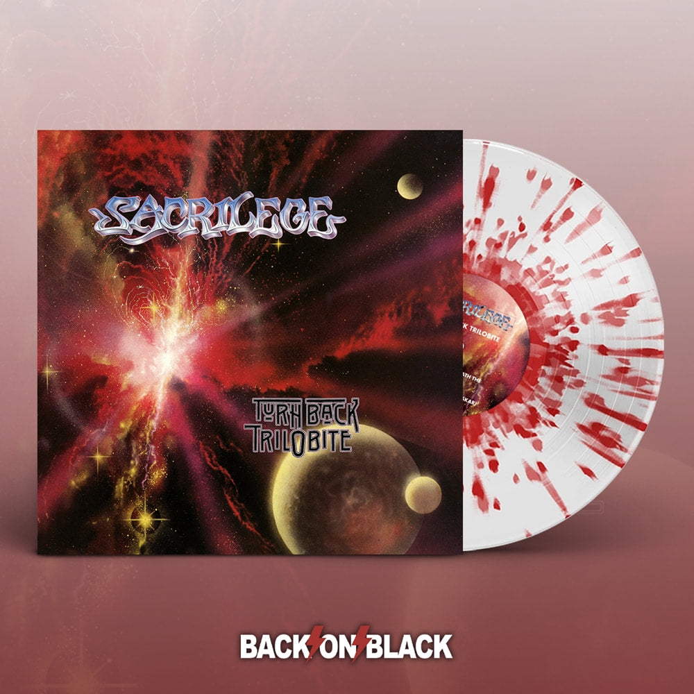 SACRILEGE - Turn Back Trilobite (Clear w/Red Splatter) 2LP