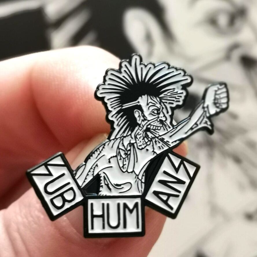 SUBHUMANS The Day the Country Died Enamel Pin (Small)