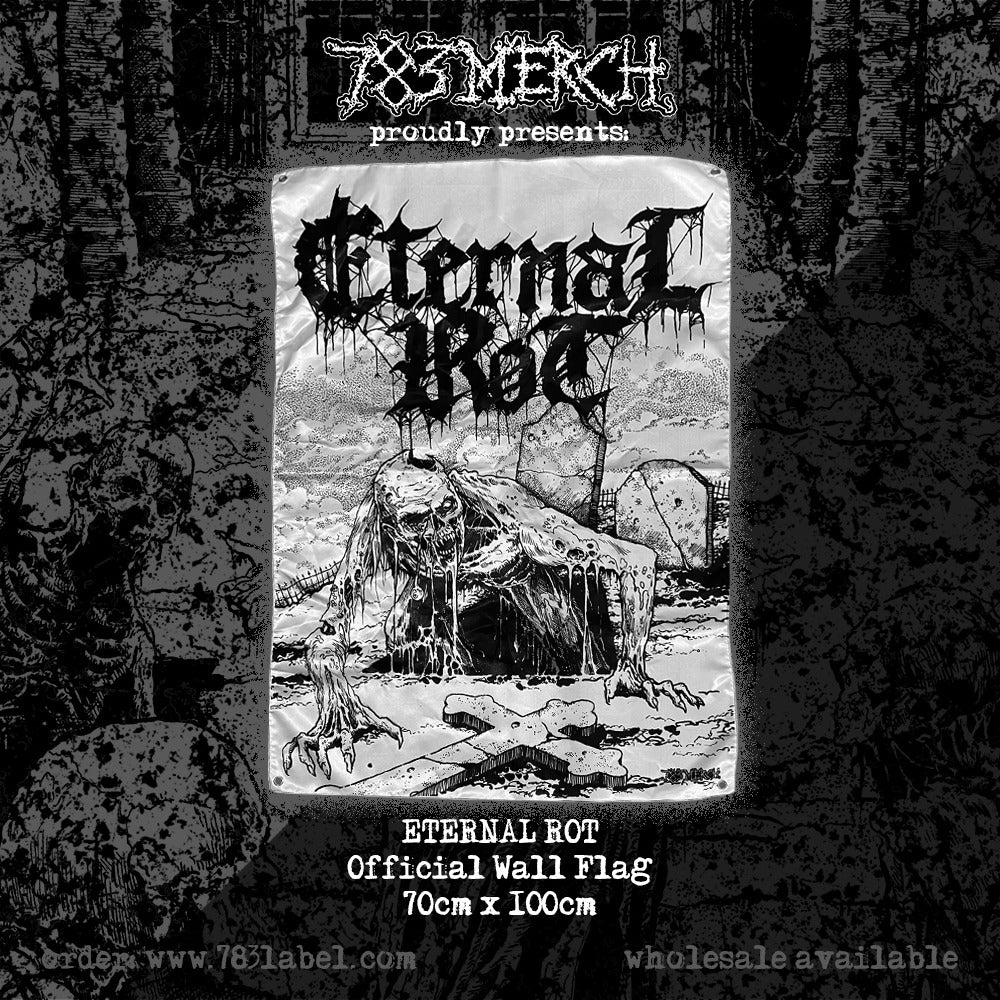 ETERNAL ROT - Cadaverine - Wall Flag / Textile Poster