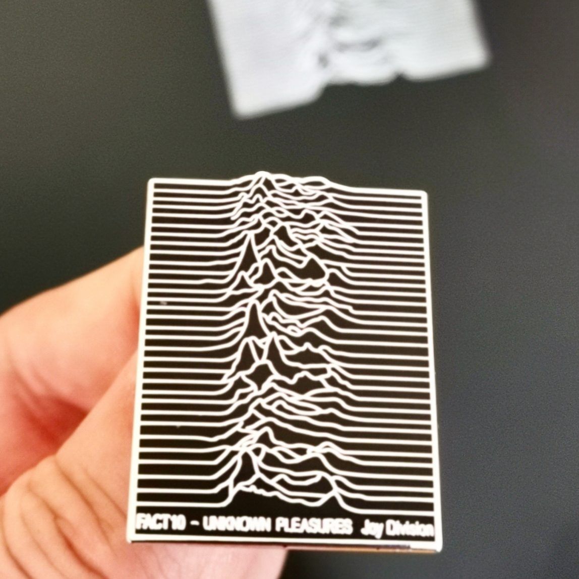 JOY DIVISION Unknown Pleasures Enamel Pin (Small)