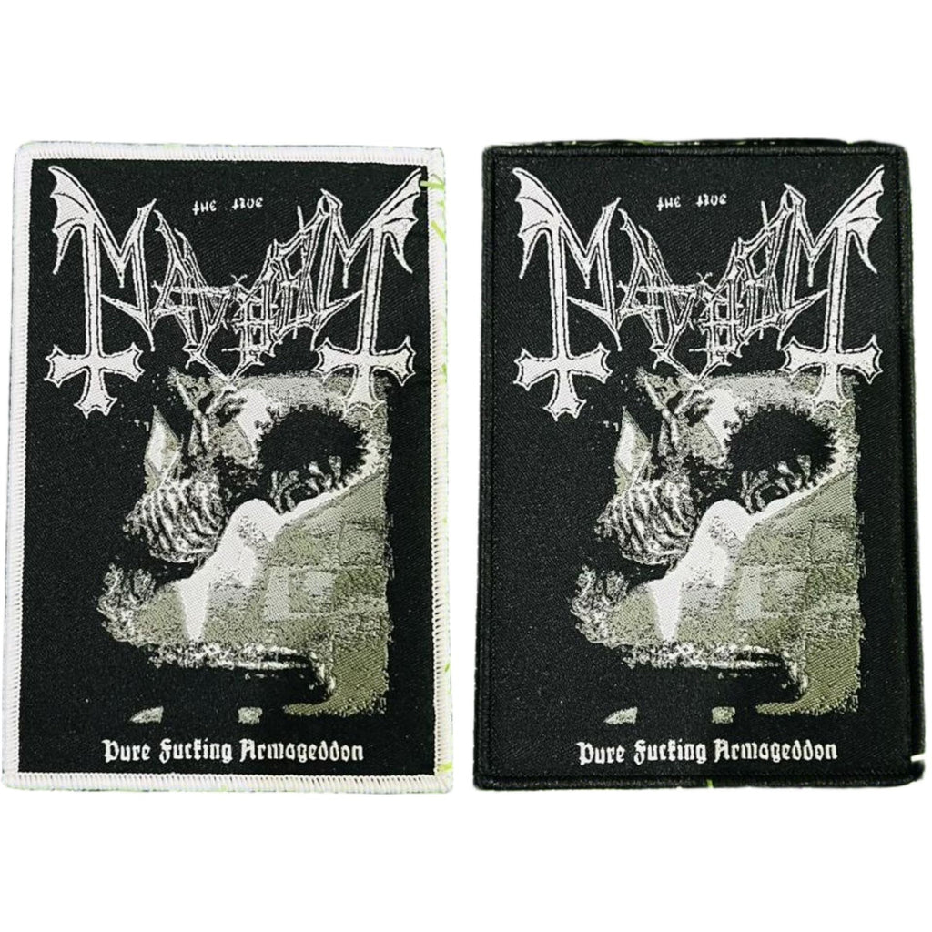 MAYHEM - Pure Fucking Armageddon - Woven Patch