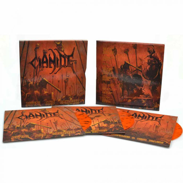 CIANIDE - Divide and Conquer (orange / brown splatter) 3LP