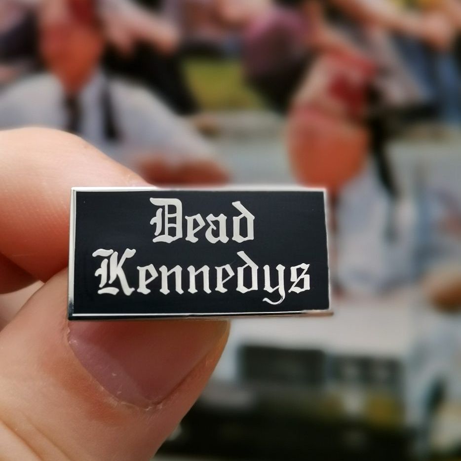 DEAD KENNEDEYS Text Enamel Pin (Small)