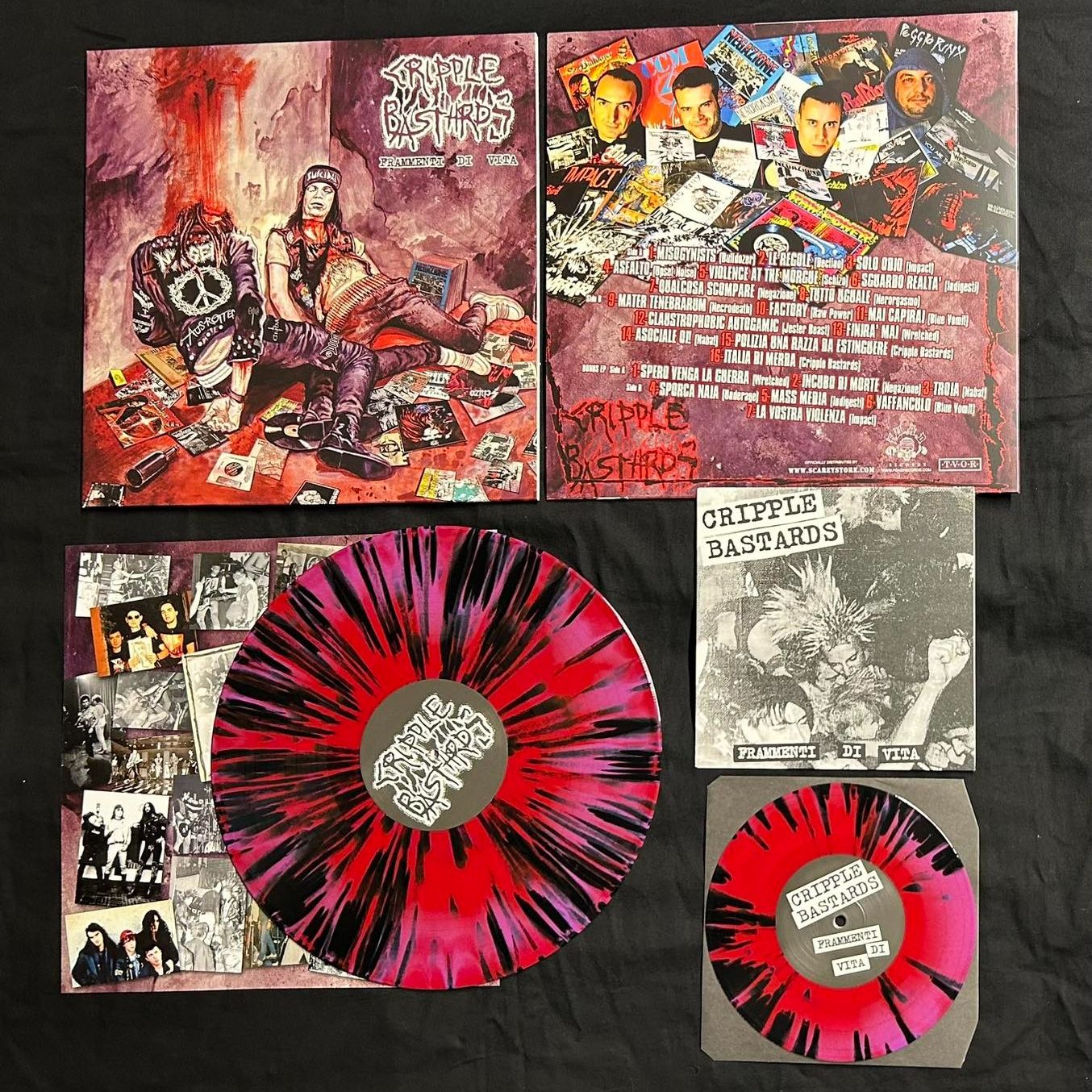 CRIPPLE BASTARDS ‎– Frammenti Di Vita (Diehard Edition Ltd. 150) LP+7"