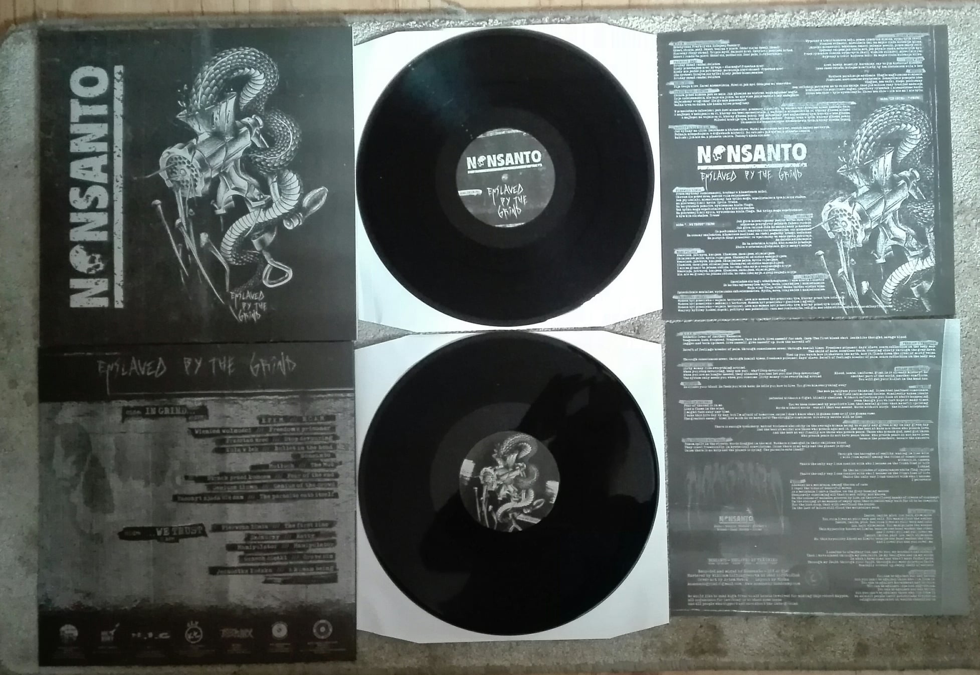 NONSANTO - Enslaved by the Grind LP