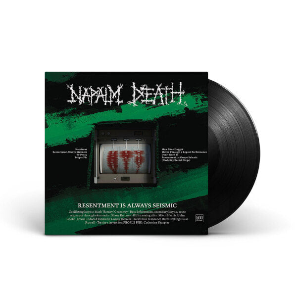 NAPALM DEATH - Resentment is Always Seismic - a final throw of Throes (Silver Ltd 300) LP