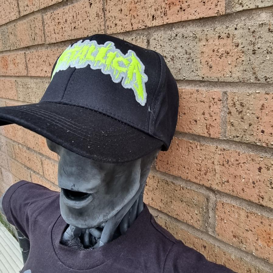 METALLICA - Splatter (Glow in the Dark) Logo BASEBALL CAP