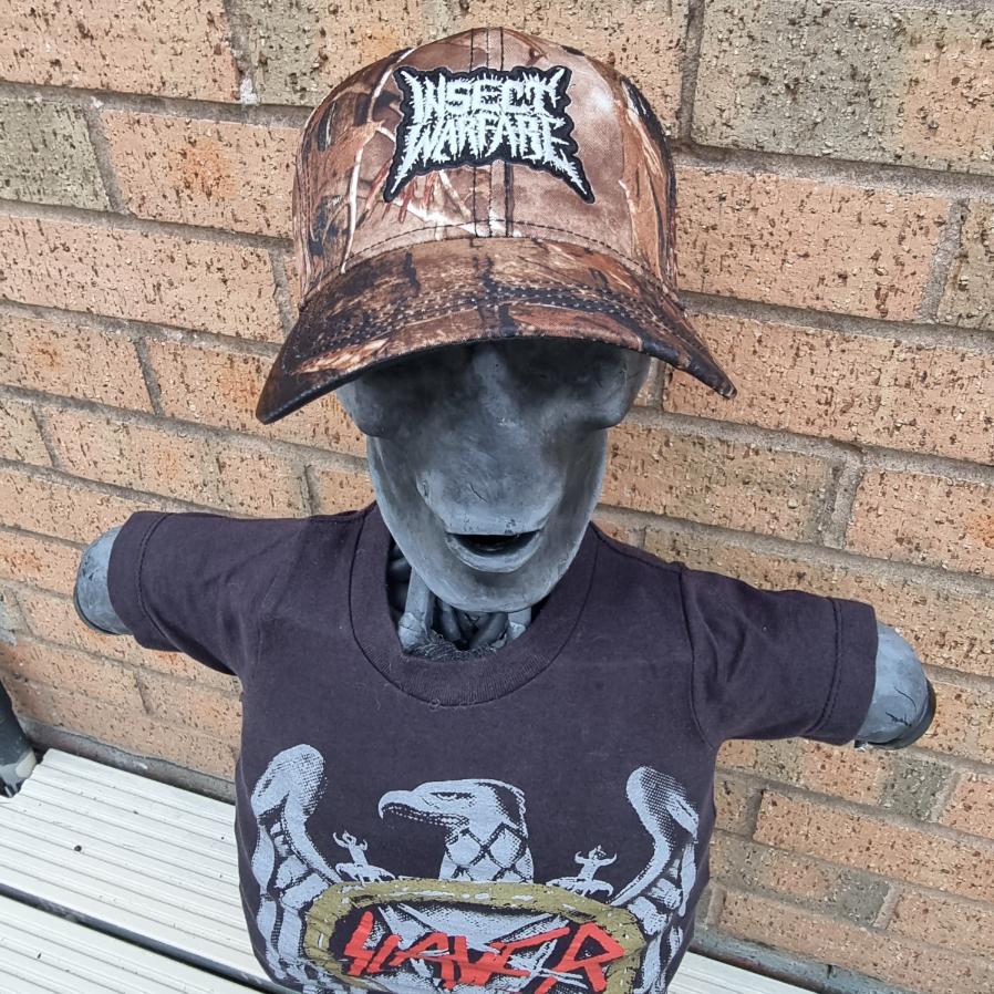 INSECT WARFARE -  (Glow in the Dark) Logo LEAF CAMO BASEBALL CAP