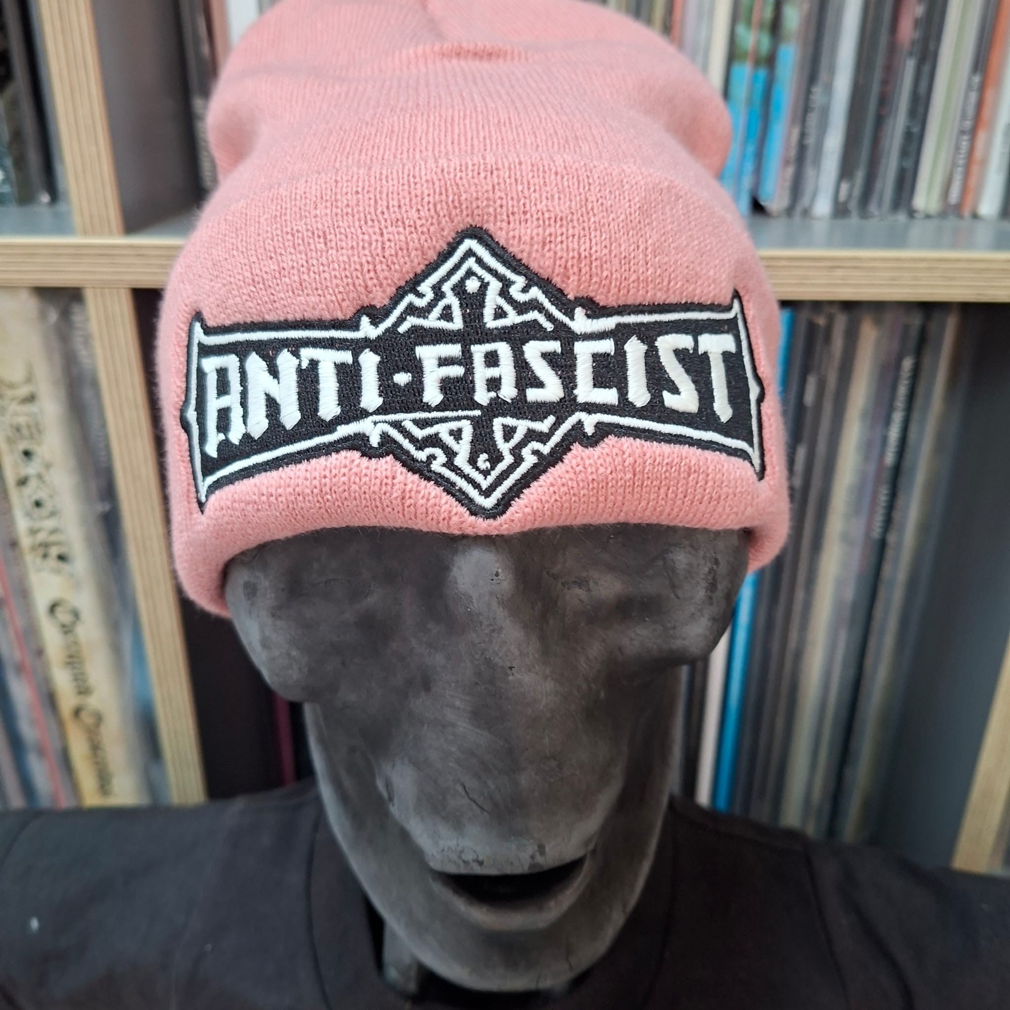 ANTI FASCIST - Bolt Thrower (Glow in the Dark) Logo Tribute - (Pink) Beanie