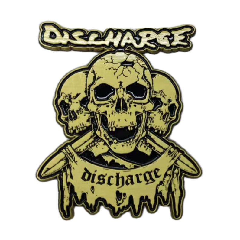 DISCHARGE - Logo - Enamel Pin