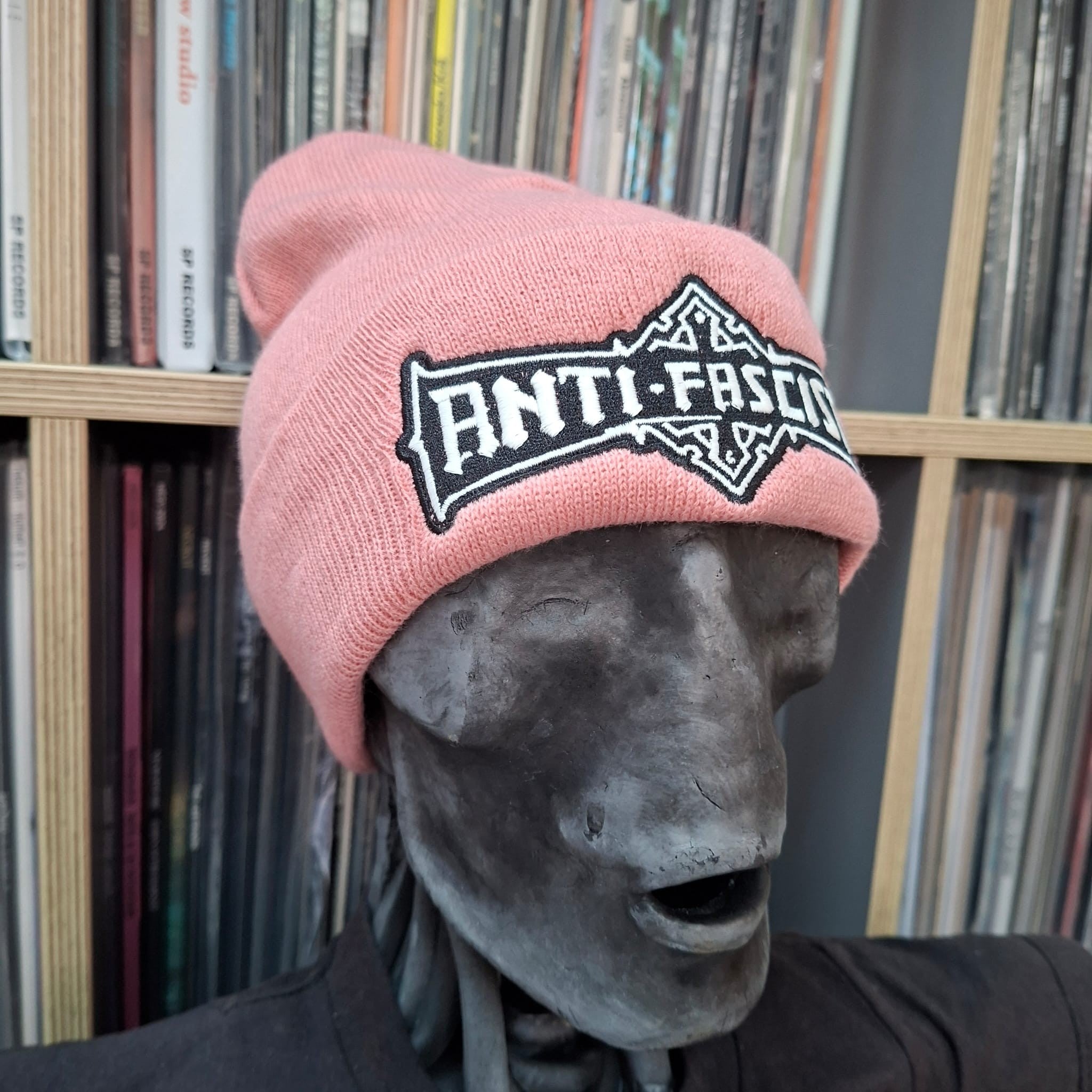 ANTI FASCIST - Bolt Thrower (Glow in the Dark) Logo Tribute - (Pink) Beanie