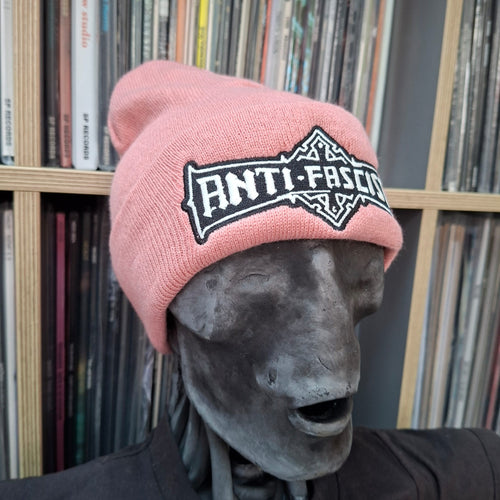 ANTI FASCIST - Bolt Thrower (Glow in the Dark) Logo Tribute - (Pink) Beanie