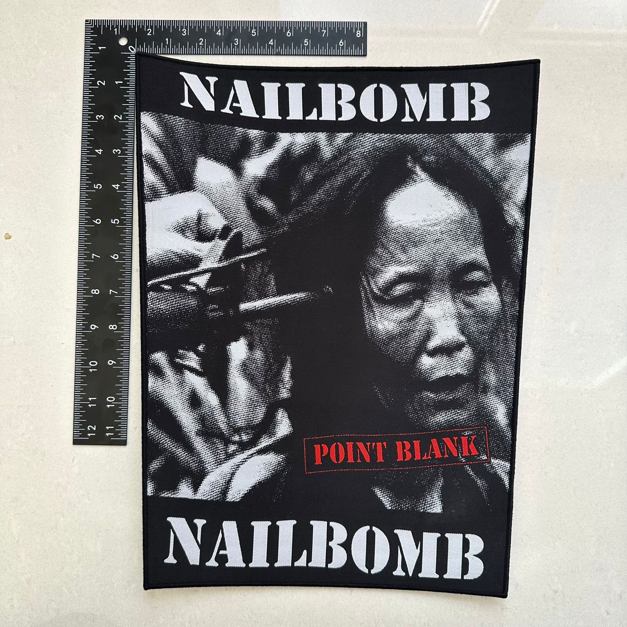 NAILBOMB - Point Blank - Woven Backpatch