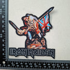 IRON MAIDEN - The Trooper - Shaped Woven Patch
