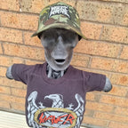 INSECT WARFARE - (Glow in the Dark) Logo CAMO TRUCKER CAP