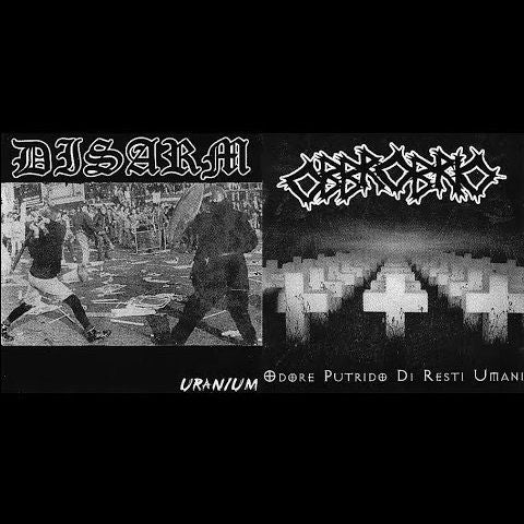 DISARM / OBBROBRIO - Uranium / Odore Putrido Di Resti Umani Split 7"EP