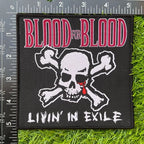 BLOOD FOR BLOOD - Livin' in Exile - Woven Patch