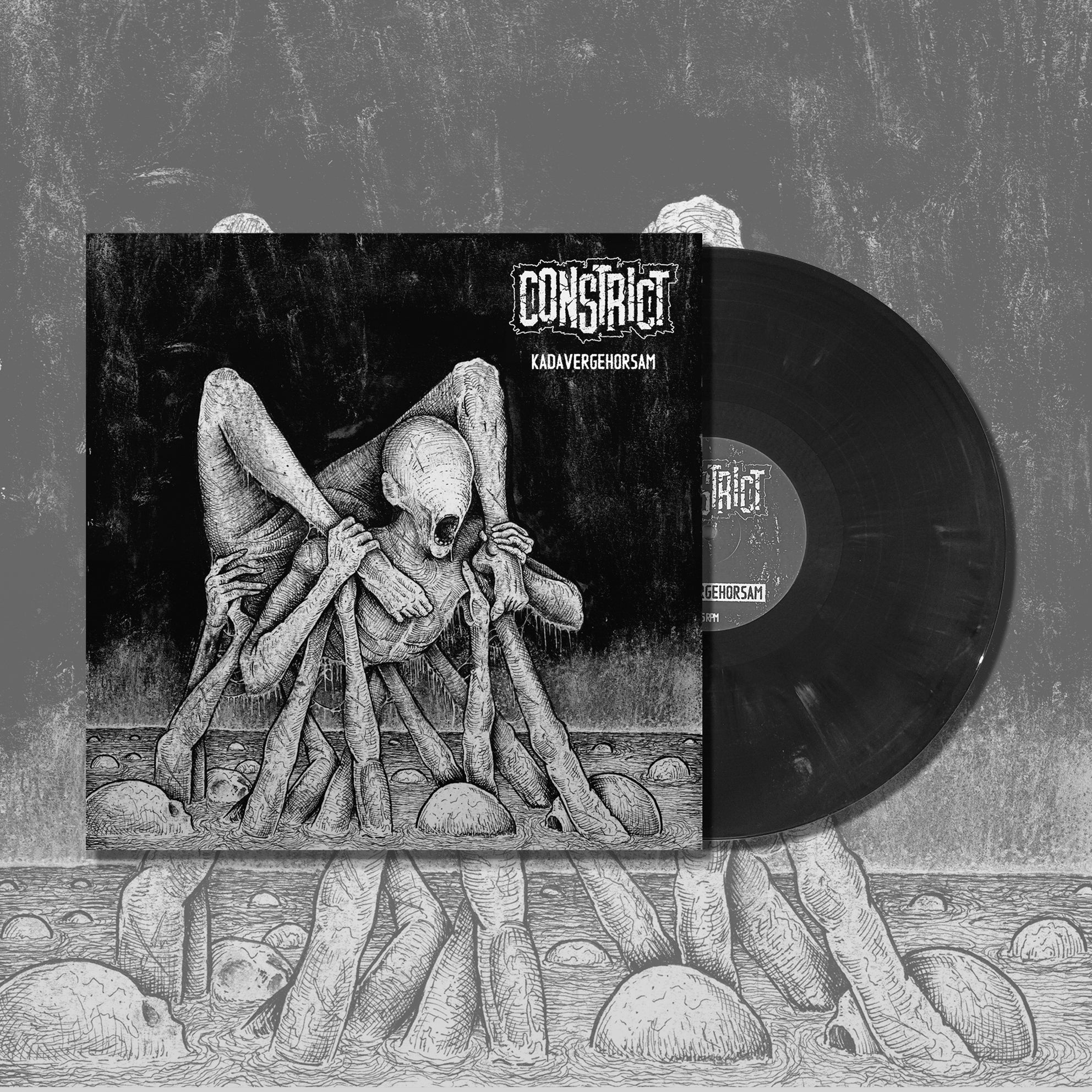 CONSTRICT - Kadavergehorsam (Ltd. Black / White Marbled) 12"