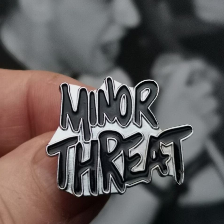 MINOR THREAT Enamel Pin (Small)