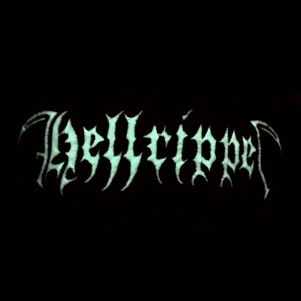 HELLRIPPER - (Glow in the Dark) Scythe Logo - BASEBALL CAP