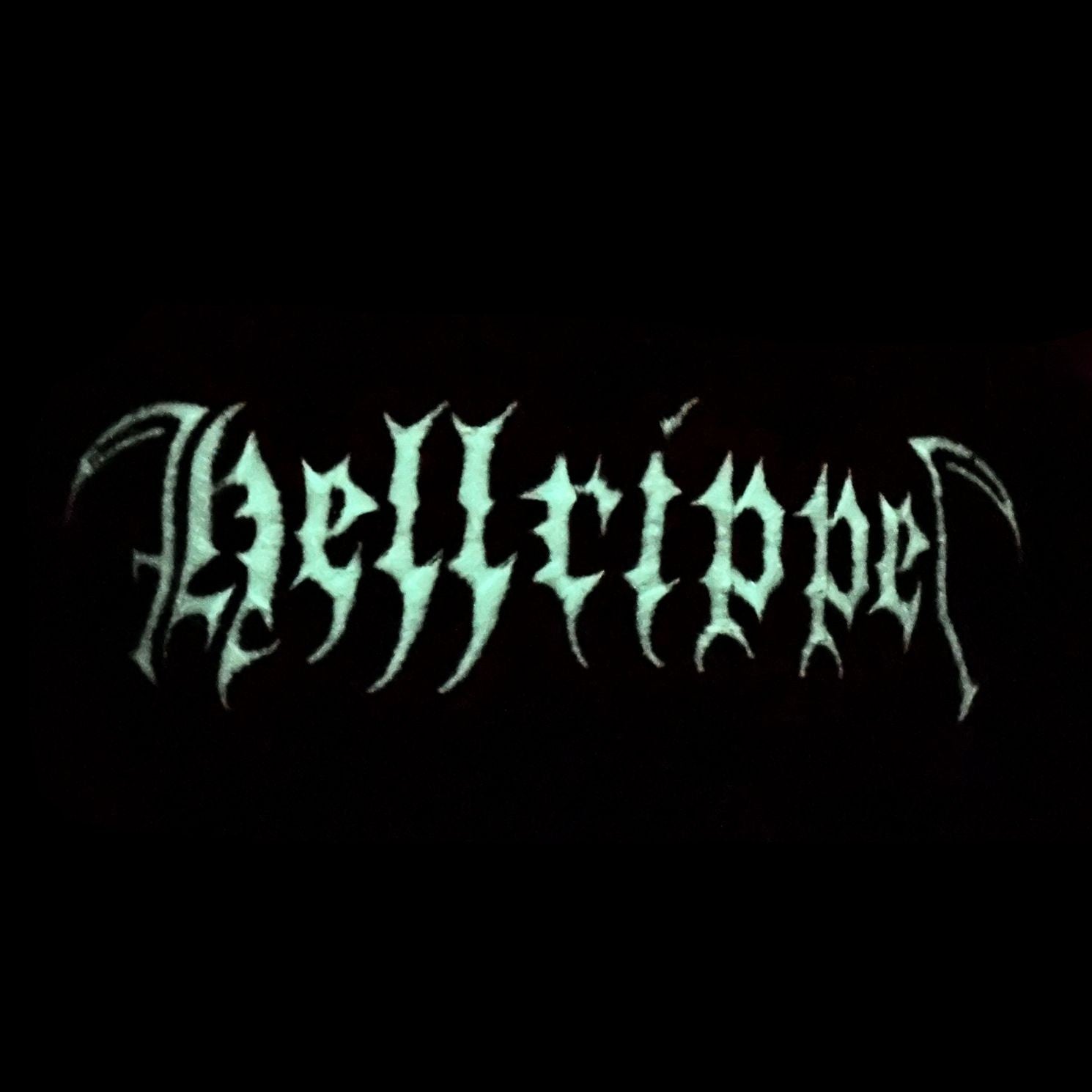 HELLRIPPER - (Glow in the Dark) Scythe Logo - BASEBALL CAP