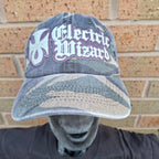 ELECTRIC WIZARD - (Glow in the Dark) Logo - GREEN CAMO DAD CAP