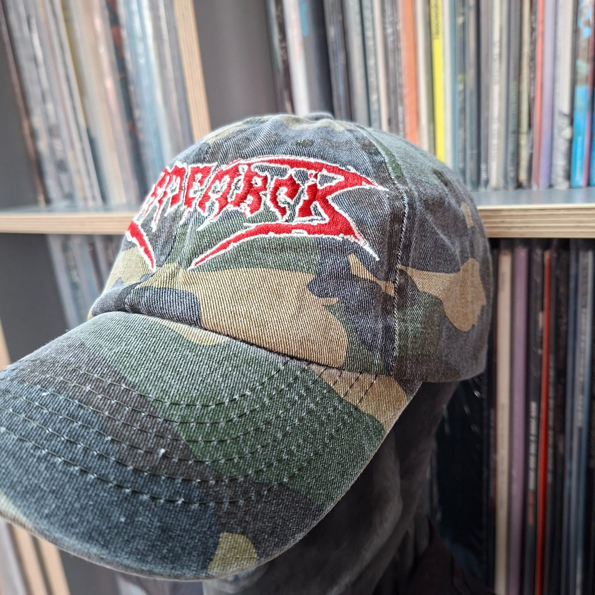 DISMEMBER - Logo - GREEN CAMO DAD CAP