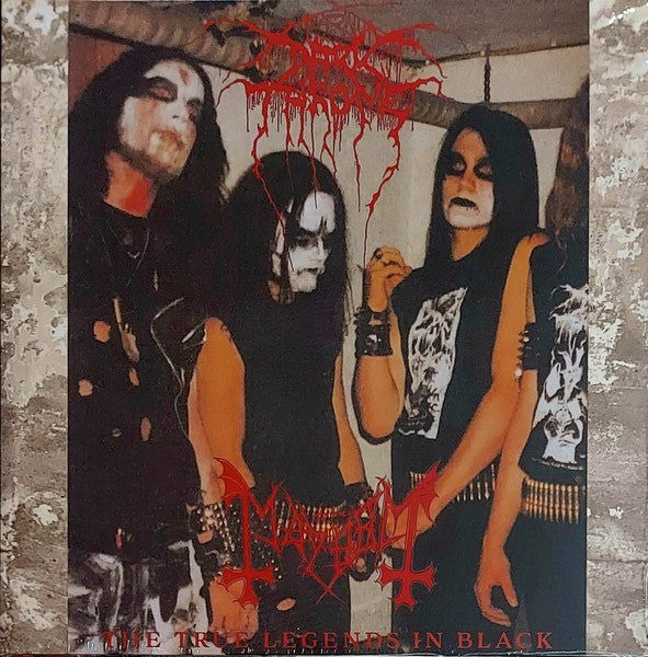DARK THRONE / MAYHEM - The True Legends In Black - LP