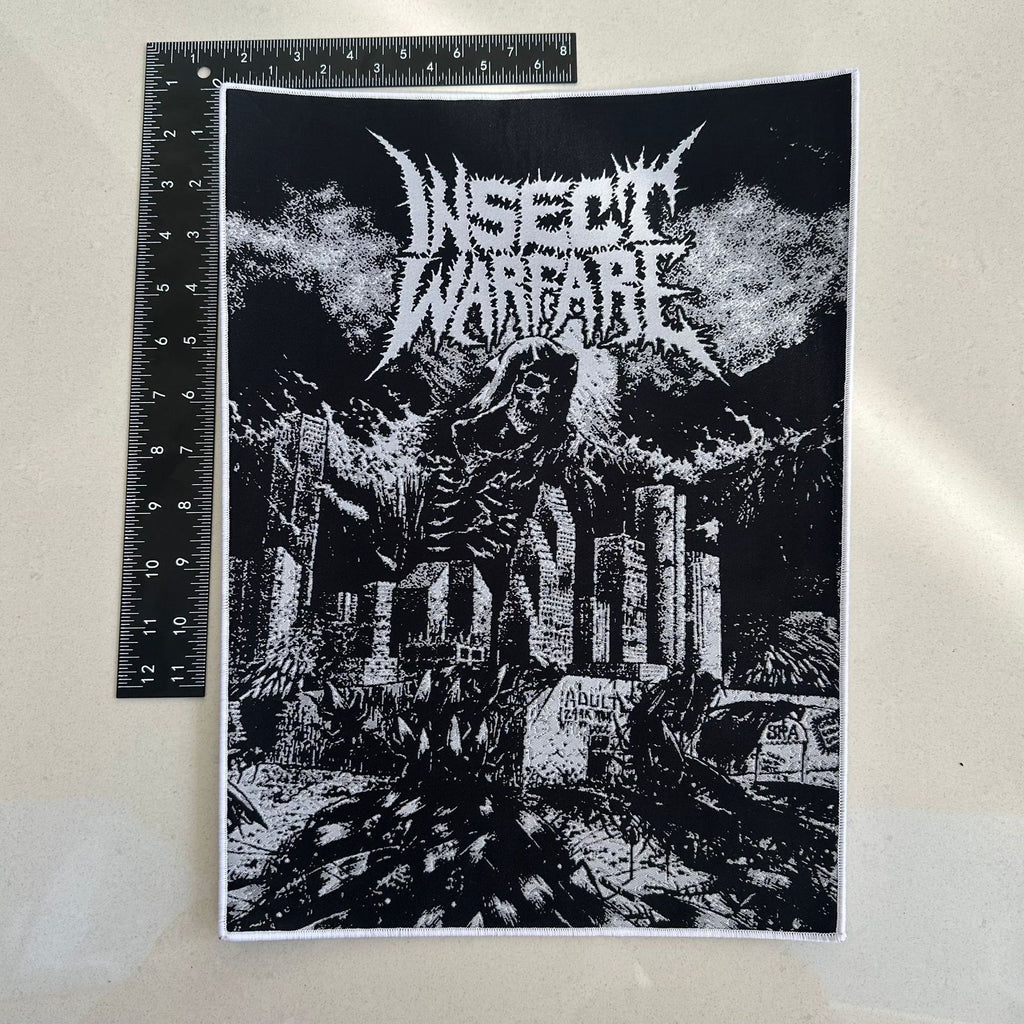 INSECT WARFARE - World Extermination - Woven Backpatch