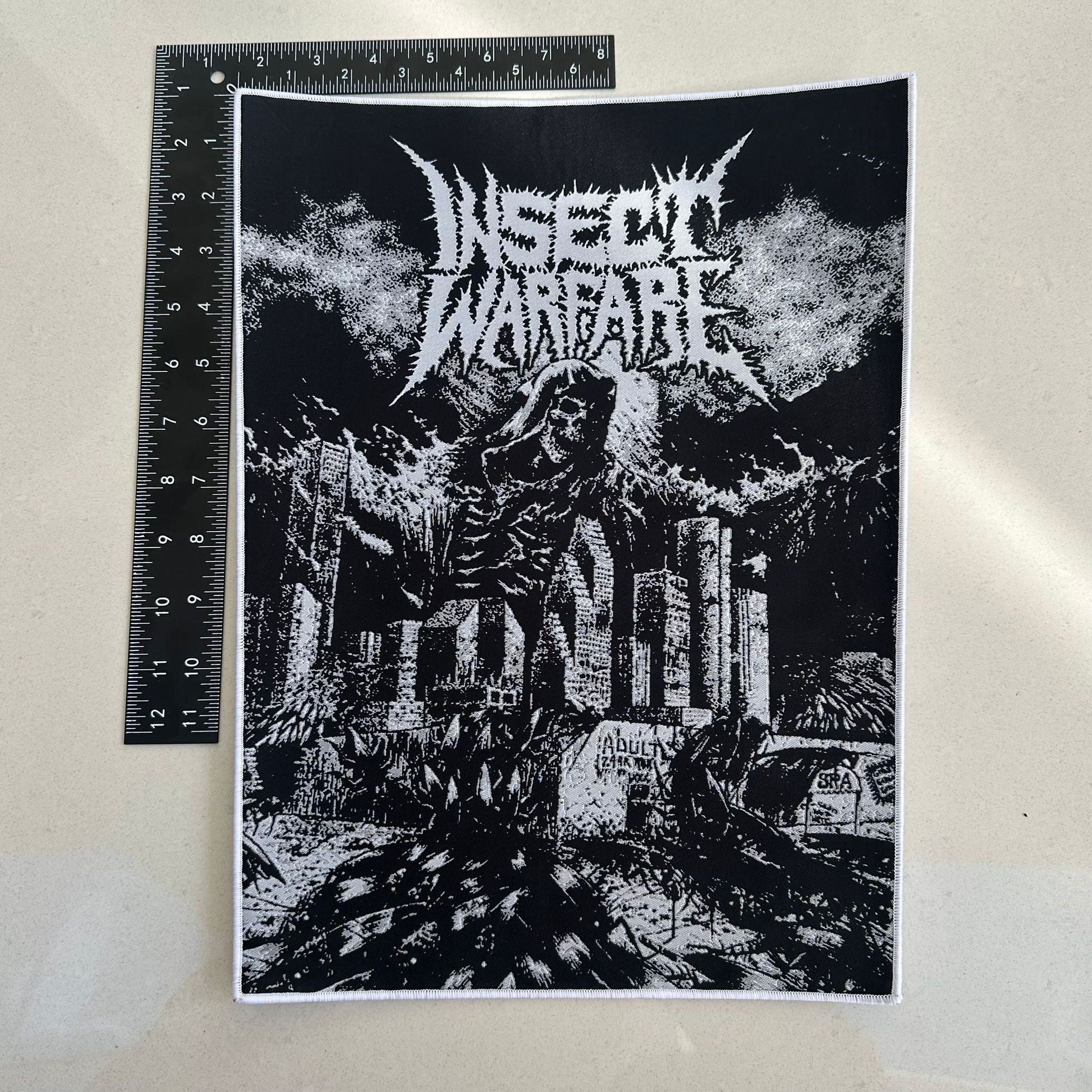 INSECT WARFARE - World Extermination - Woven Backpatch