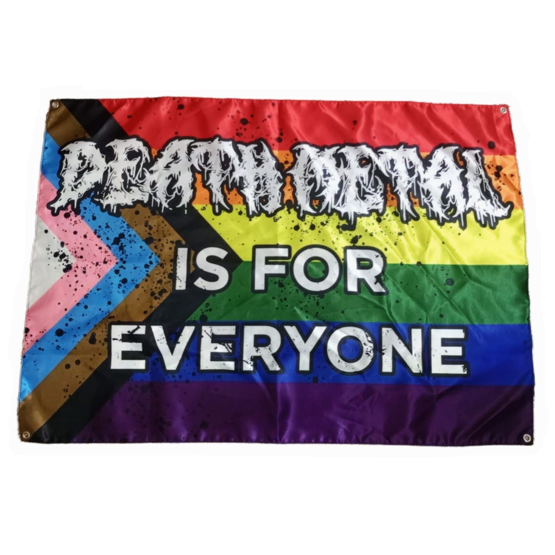 DEATH METAL IS FOR EVERYONE - Wall Flag / Textile Poster
