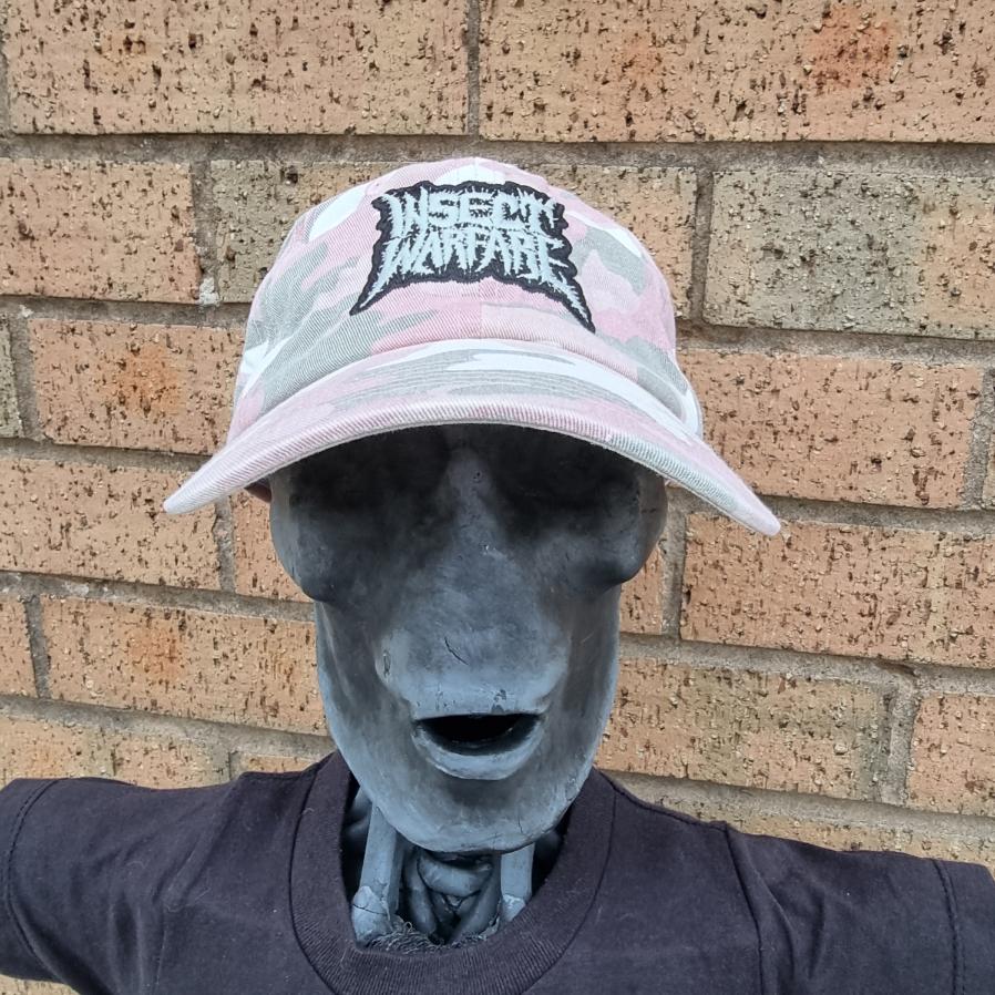 INSECT WARFARE - (Glow in the Dark) Logo PINK CAMO DAD CAP
