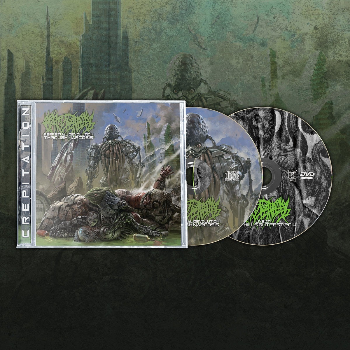 CREPITATION – Perpetual Devolution Through Narcosis CD+DVD