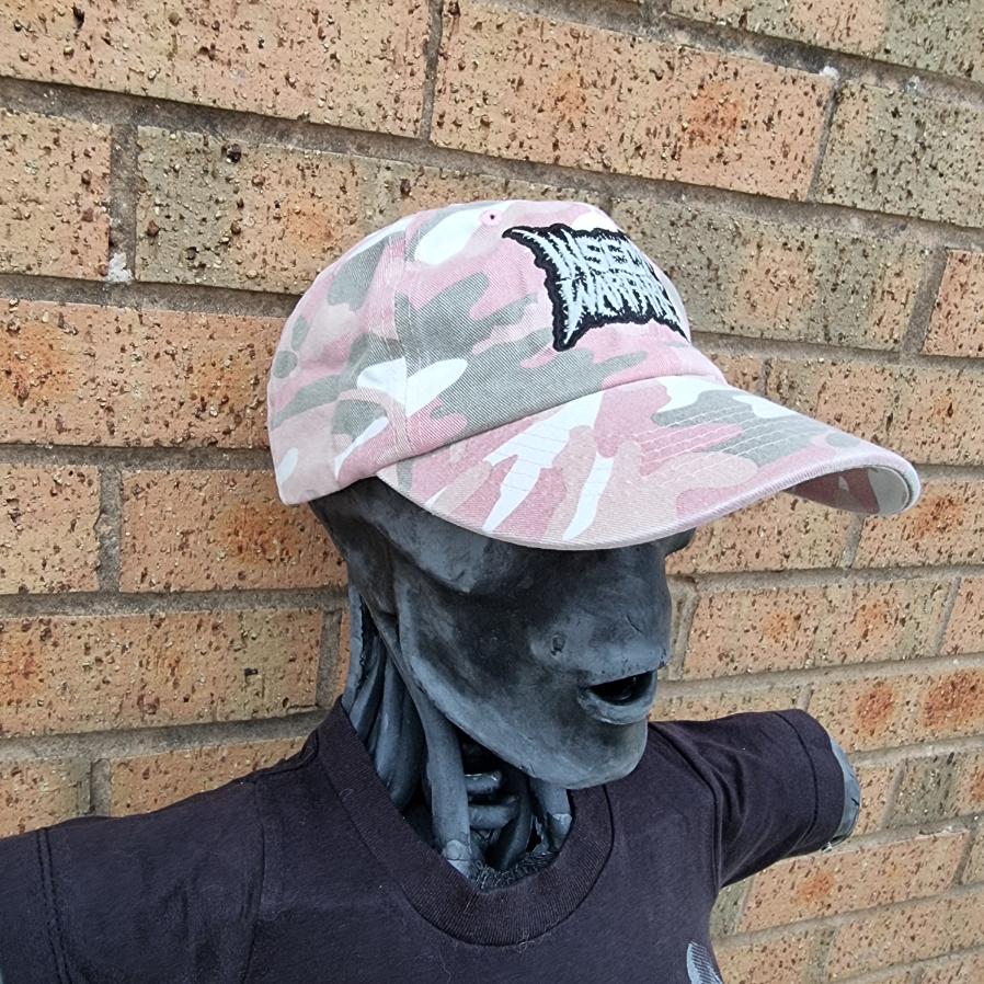INSECT WARFARE - (Glow in the Dark) Logo PINK CAMO DAD CAP