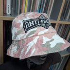 ANTI FASCIST - Bolt Thrower (Glow in the Dark) Logo Tribute - PINK CAMO BUCKET HAT