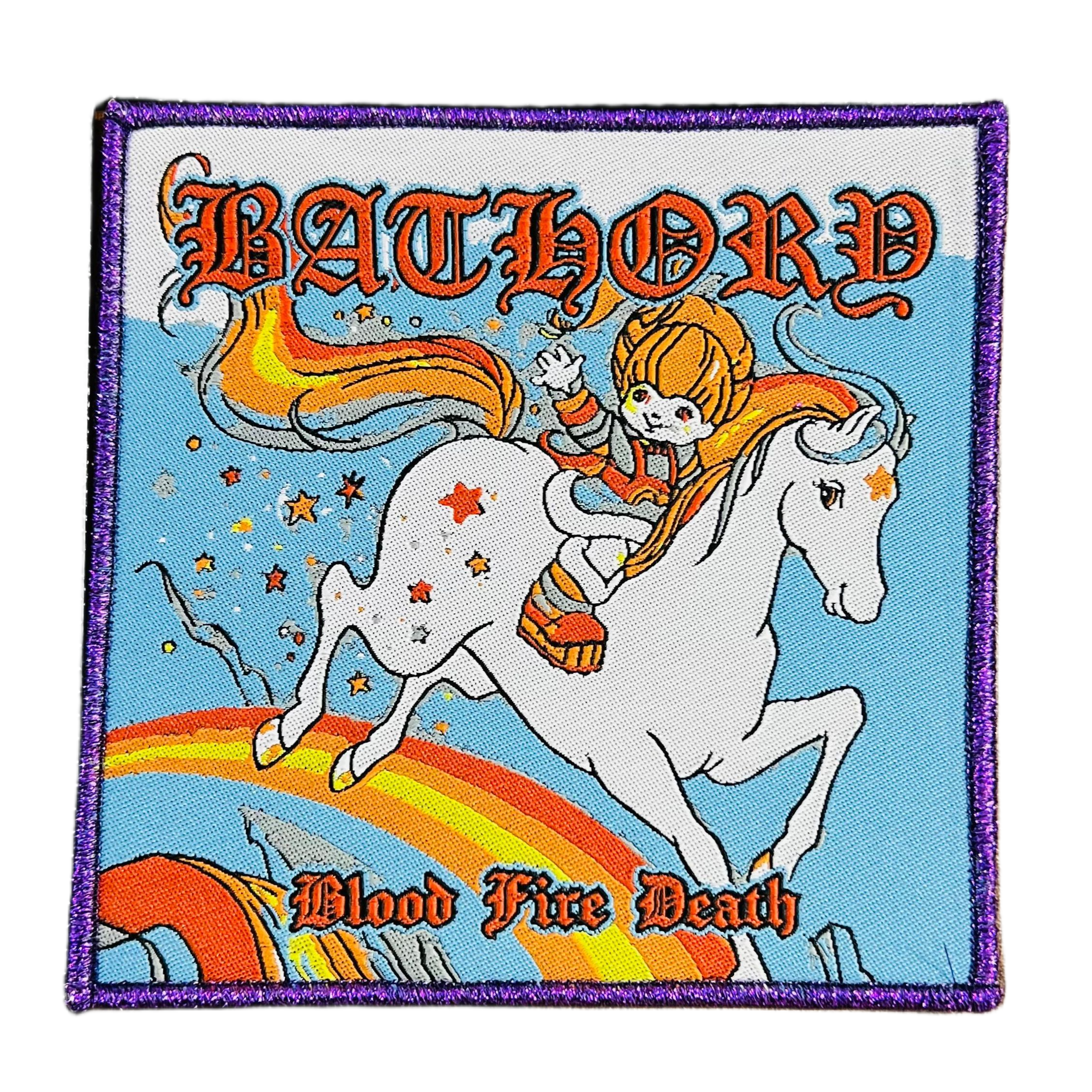BATHORY - Blood Fire Death Unicorn - Woven Patch