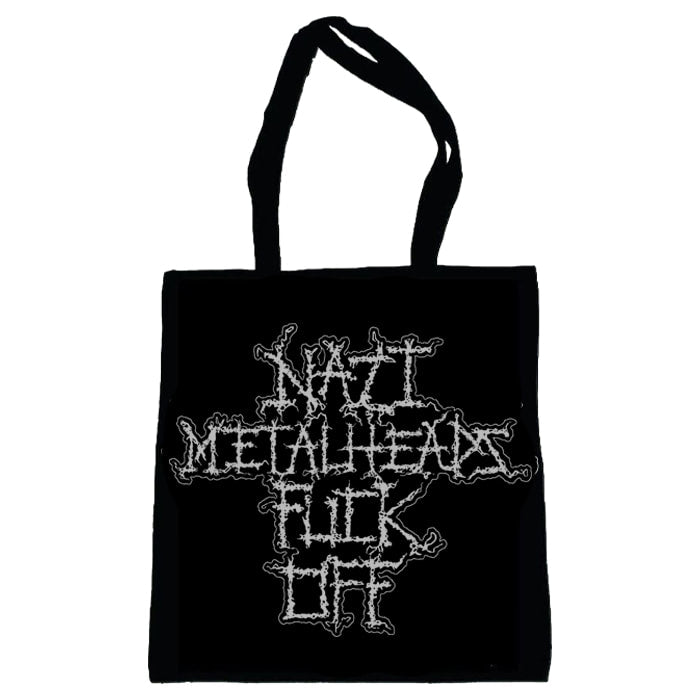 Nazi Metalheads Fuck Off tote bag