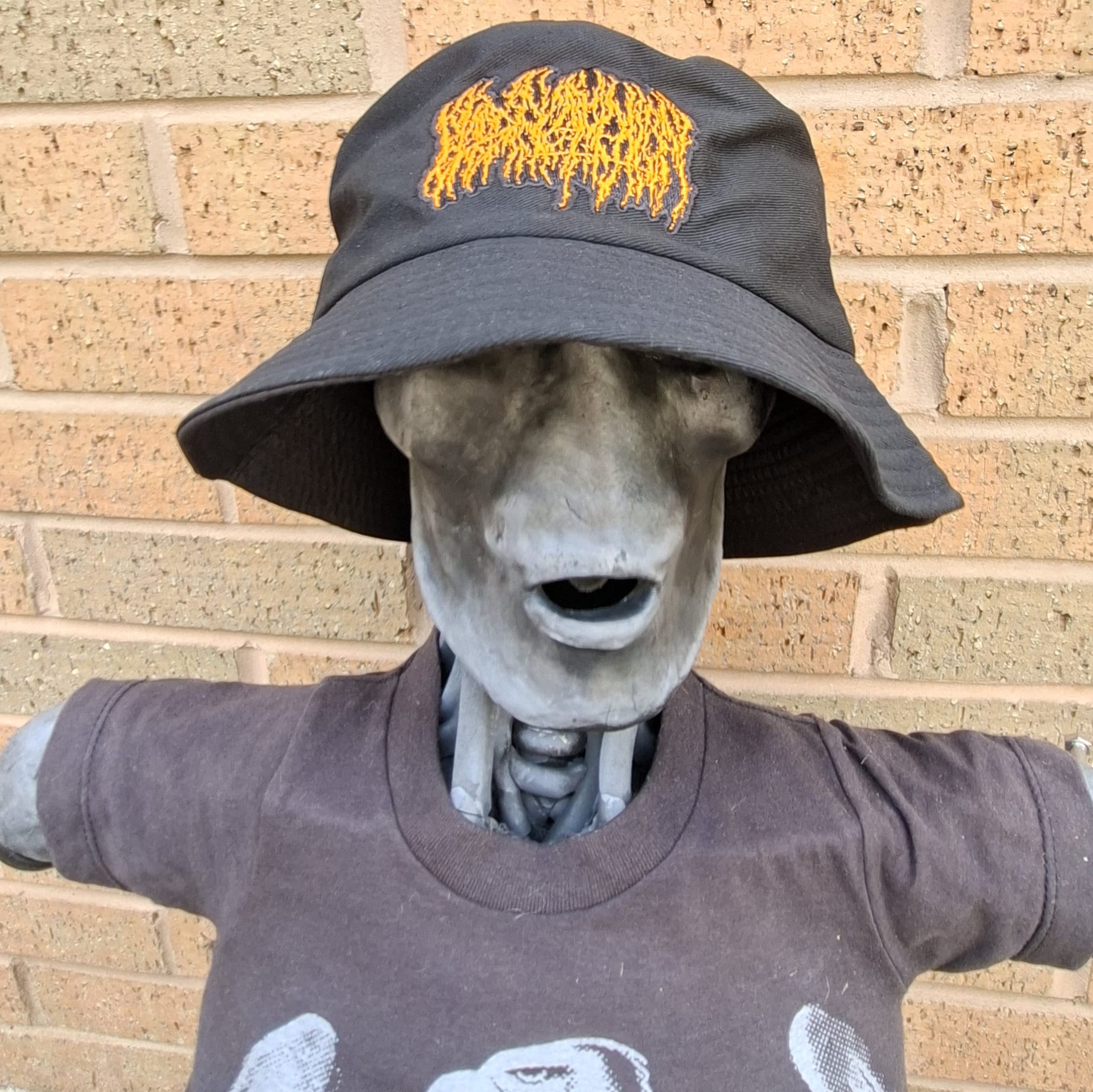 BLOOD INCANTATION - (Neon Orange) Logo - BUCKET HAT