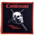CANDLEMASS - Epicus Doomicus Metallicus - (Red Border) Patch