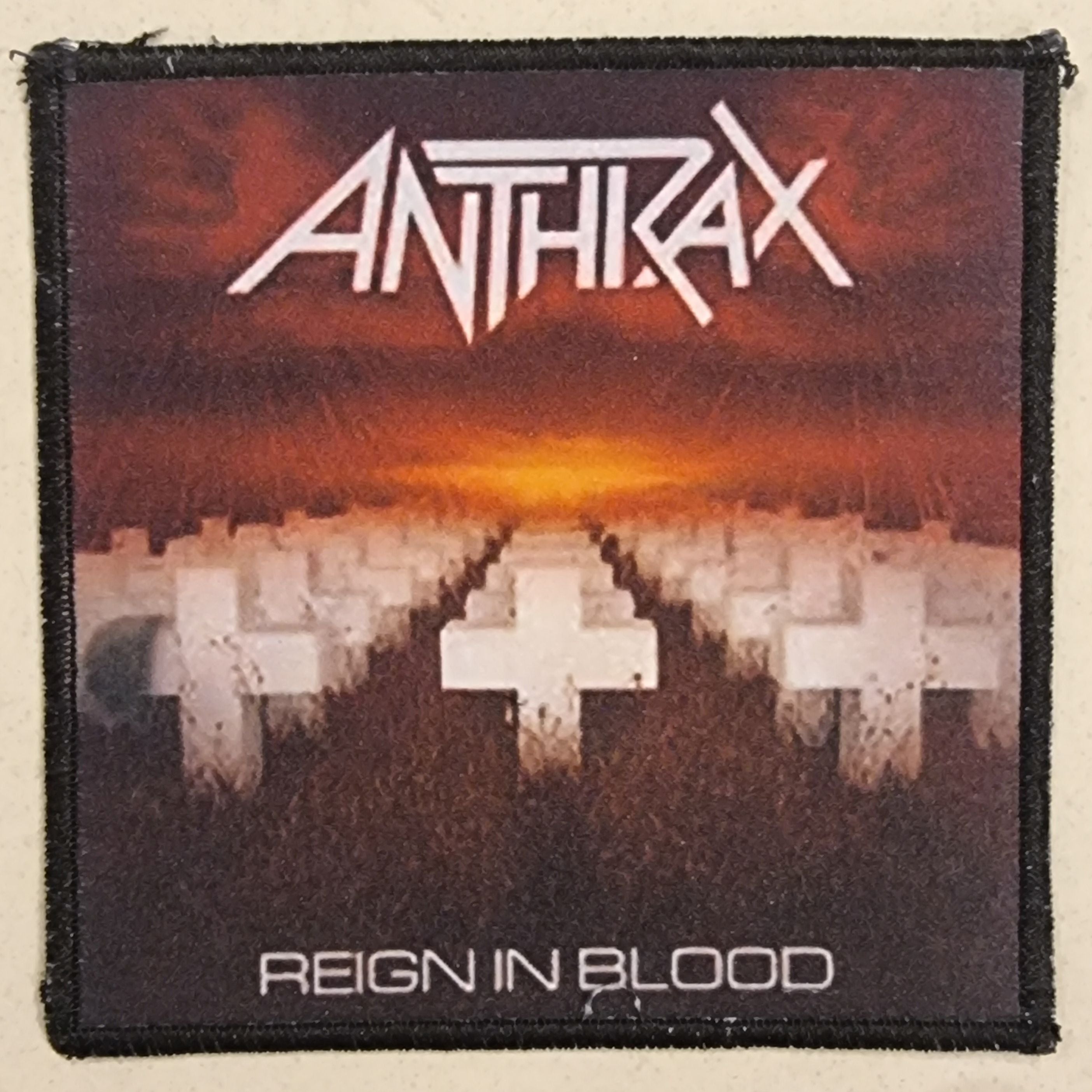 ANTHRAX - Reign In Blood (Master Of Puppets rip off) - Patch