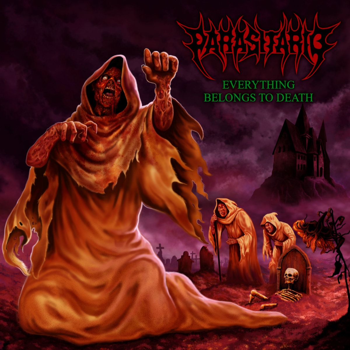 PARASITARIO – Everything Belongs to Death (Obi Strip - Japan Import) CD