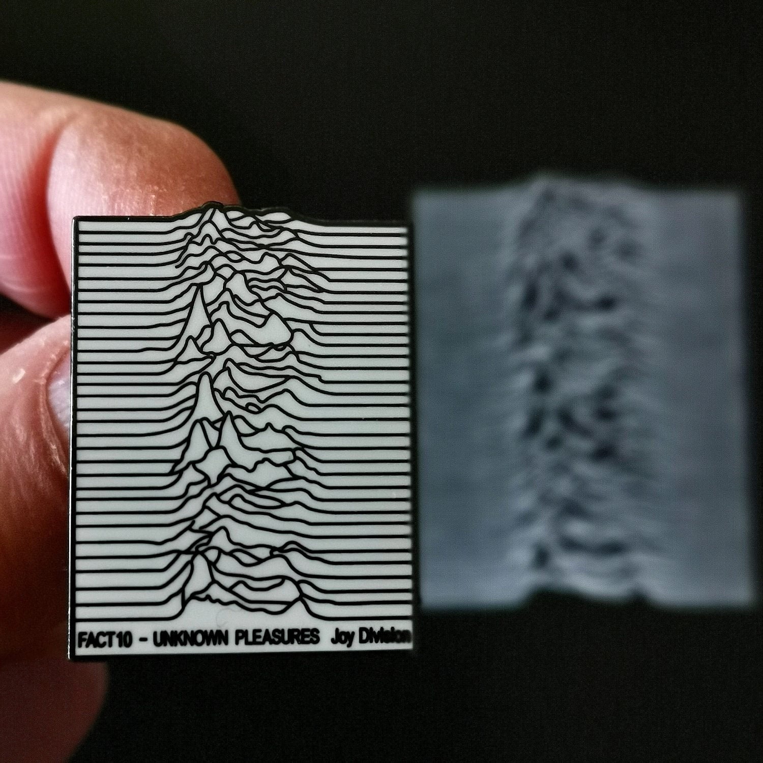 JOY DIVISION Unknown Pleasures 40th Anniversary Enamel Pin (Small)