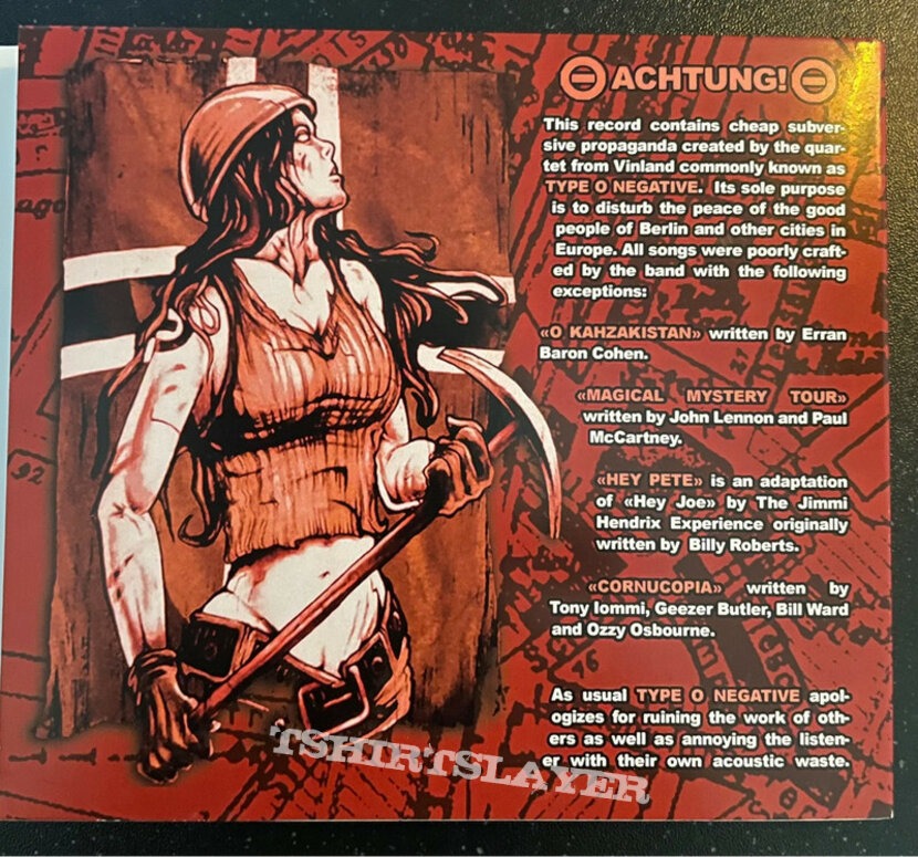 TYPE O NEGATIVE - Ich Bin Ein Vinnlander (Ltd. 100 Red Cover]  2CD