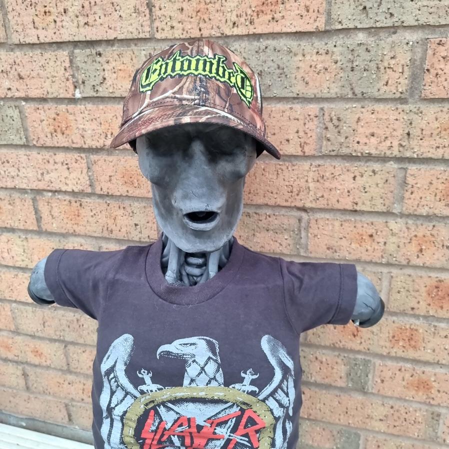 ENTOMBED - (Glow in the Dark) Logo LEAF CAMO BASEBALL CAP