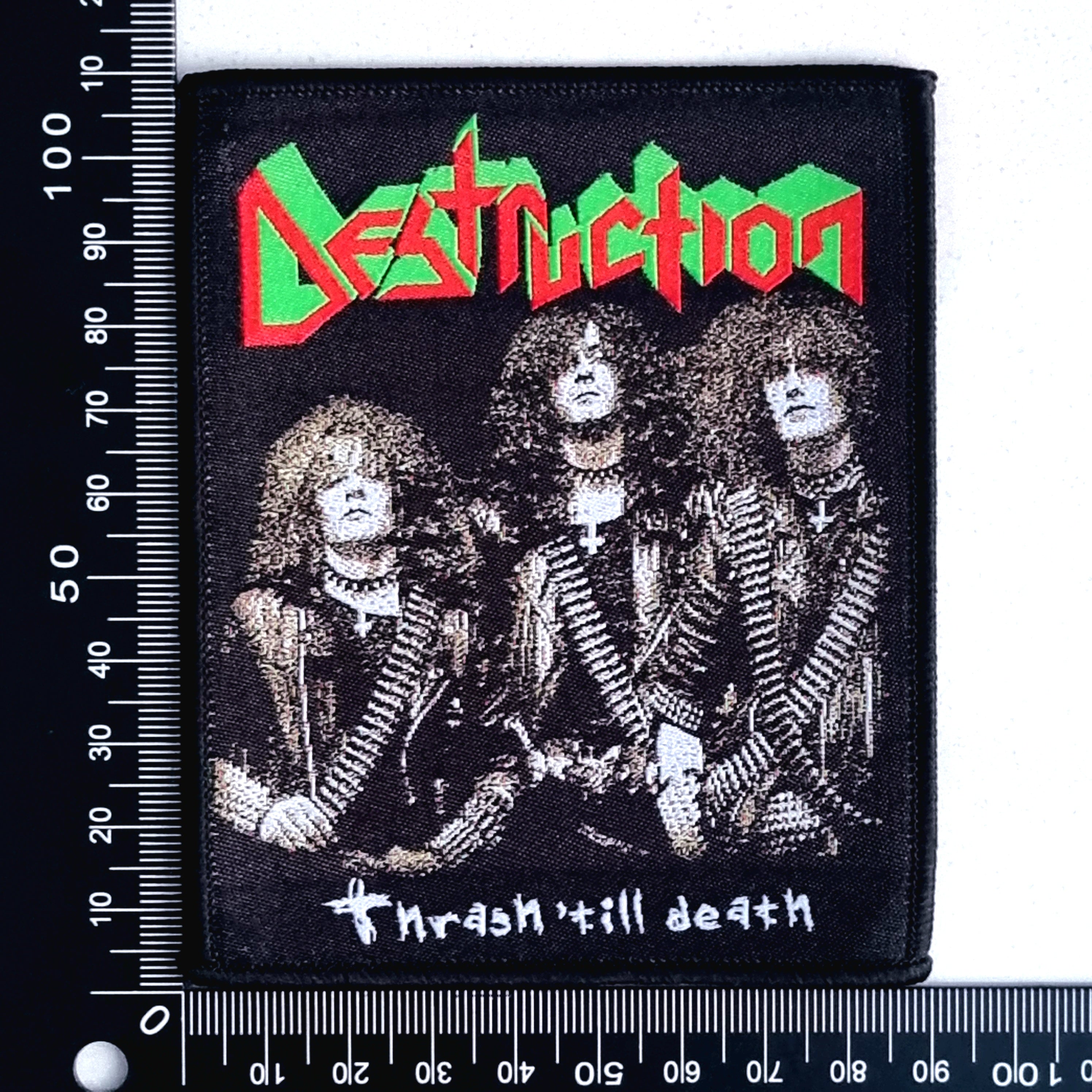 DESTRUCTION - Thrash Till Death - Woven Patch