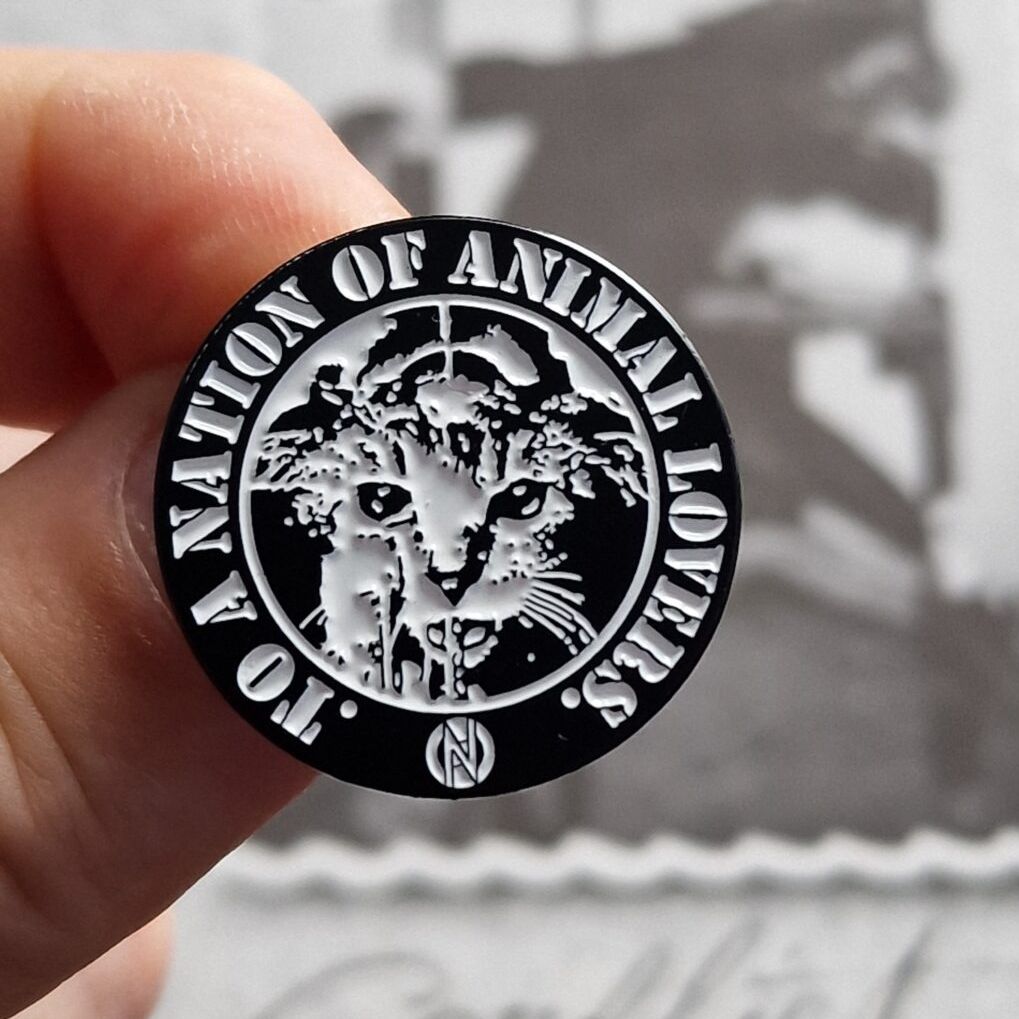 CONFLICT To A Nation of Animal Lovers Enamel Pin (Small)