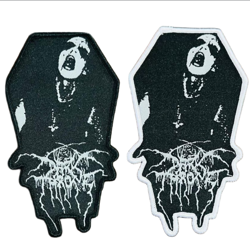 DARKTHRONE - Transilvanian Hunger - Coffin Shaped Woven Patch