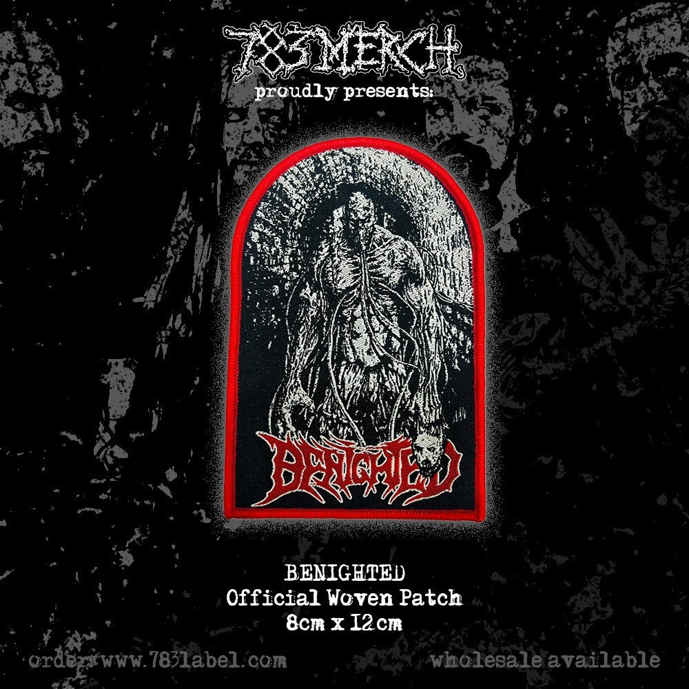 BENIGHTED - Asylum Cave - Woven Patch