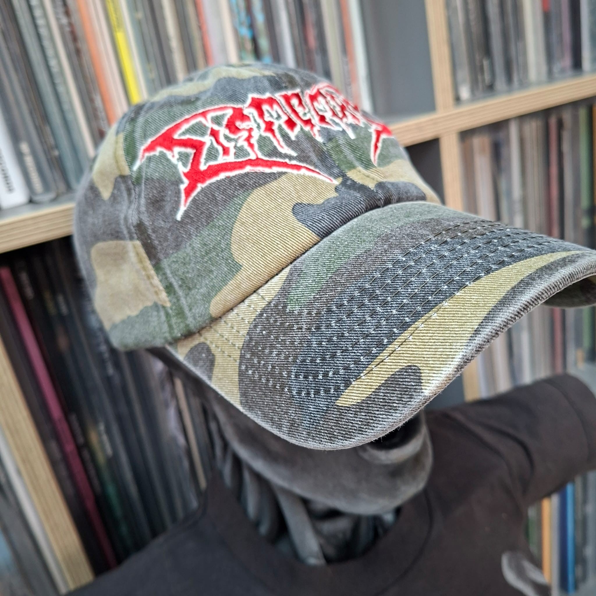 DISMEMBER - Logo - GREEN CAMO DAD CAP