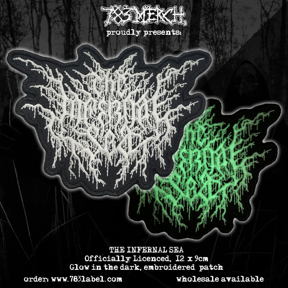 THE INFERNAL SEA - Logo - (Glow In The Dark) Embroidered Patch